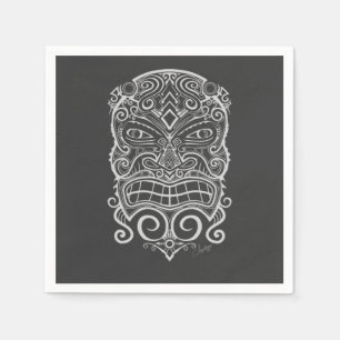 Tiki Mask Serviette