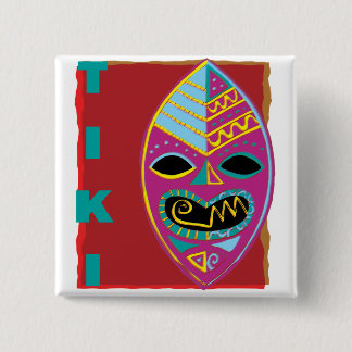 TIKI MASKE BUTTON