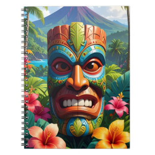 Tiki-Maske Notizblock