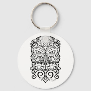 Tiki-Maske Schlüsselanhänger