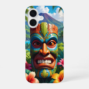 Tiki-Masken-Handyhülle iPhone 16 Hülle