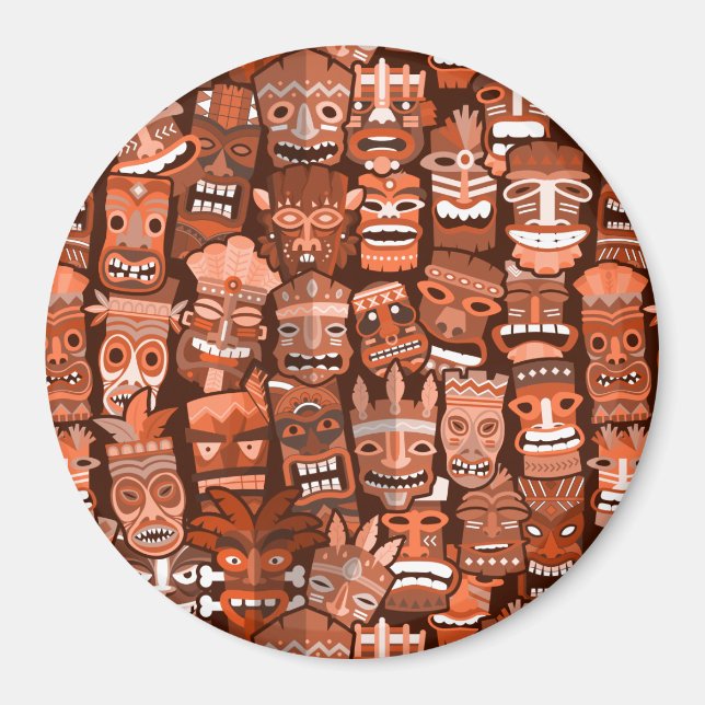 TIKI Muster 3 Magnet (Vorne)