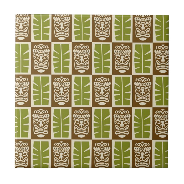 Tiki-Muster Fliese (Vorderseite)