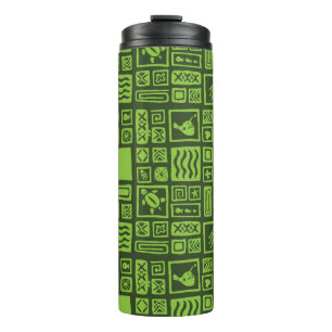 Tiki Muster Thermosbecher