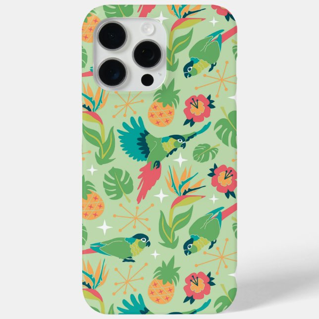 Tiki-Papageien Case-Mate iPhone Hülle (Rückseite)
