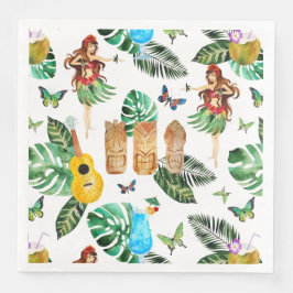 Tiki Party Napkin Serviette