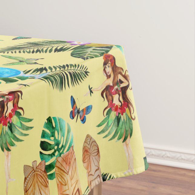 Tiki Party Tischdecke (Beispiel)