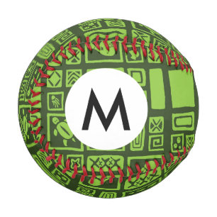 Tiki Pattern Baseball