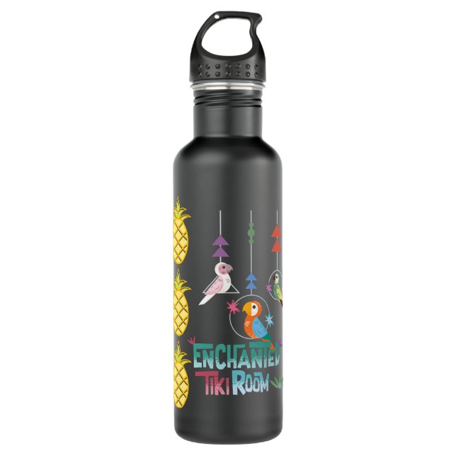 Tiki Room Edelstahlflasche (Vorderseite)