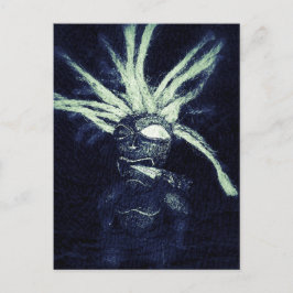 Tiki Smokes Postkarte