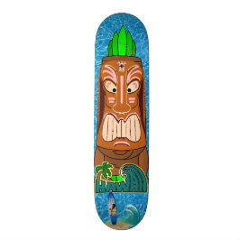 Tiki Statue Hawaii Skateboard