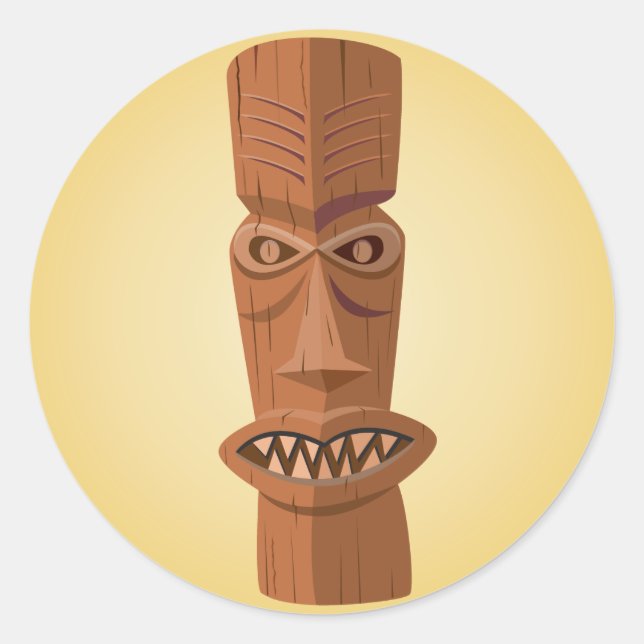 Tiki Sticker (Vorderseite)