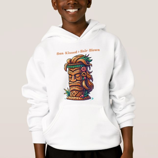 Tiki - Sun-Kissed & Hair-Blown Hoodie (Vorderseite)