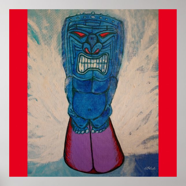 Tiki Surf King Ken Gage Poster (Vorne)