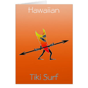 Tiki Surfer Red and Yellow