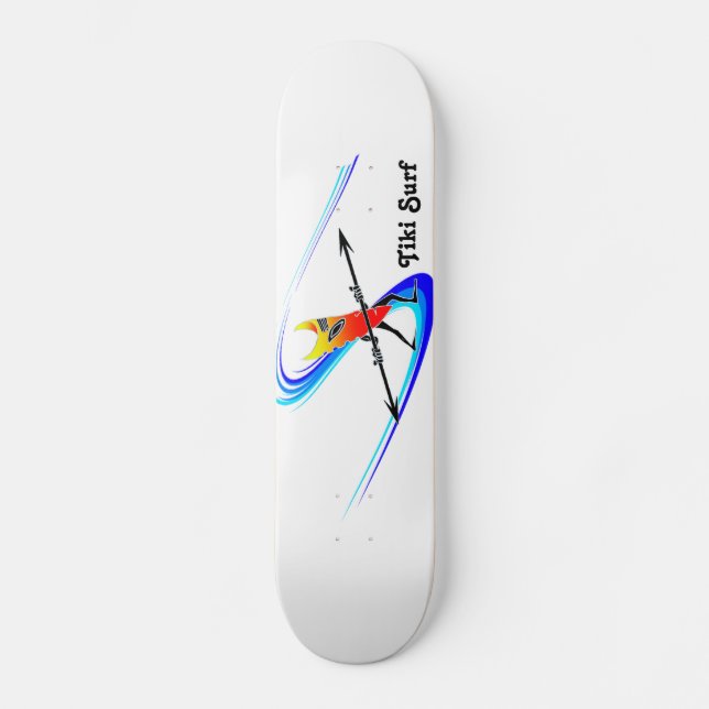 Tiki Surfer Skateboard (Vorderseite)