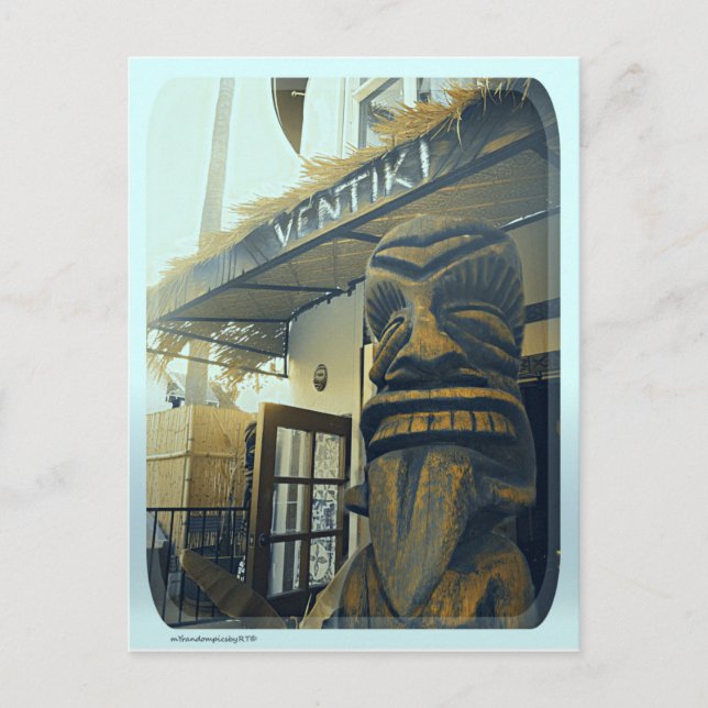 Tiki Time Postkarte (Vorderseite)