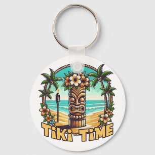 Tiki Time - Tropical Island Escape Schlüsselanhänger