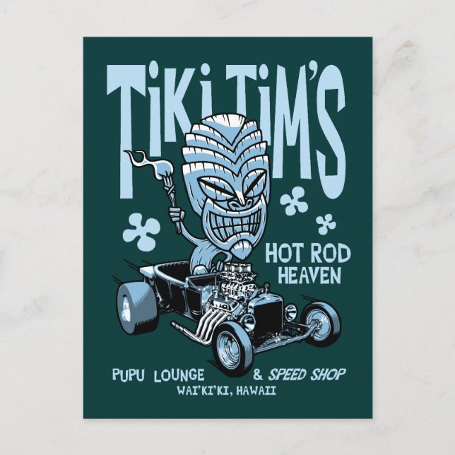 Tiki Tim's Postkarte (Vorderseite)