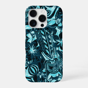 Tiki Trader Hawaiian Türkis iPhone 16 Pro Hülle