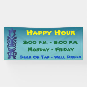 Tiki tropisches hawaiisches Thema Banner