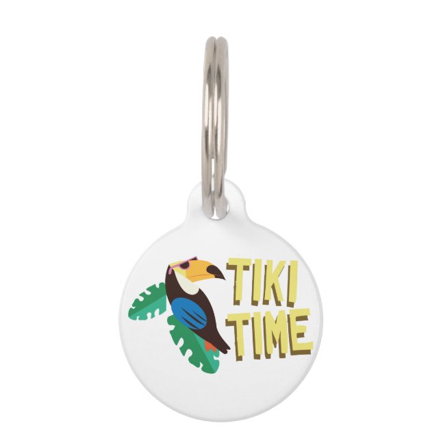 Tiki-Zeit Haustiermarke (Vorderseite)