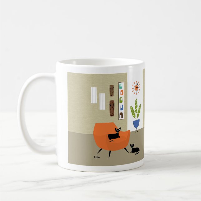 Tikis aus dem Mittelalter auf dem Wall Room Kaffeetasse (Links)