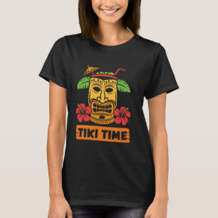 Tikis Luau Hawaii Kahuna Art Hawaiian Tiki 1 T-Shirt
