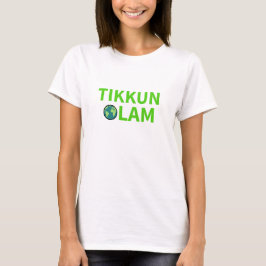 Tikkun Olam Reparatur der Öko Gleichheit Mitzvah T-Shirt