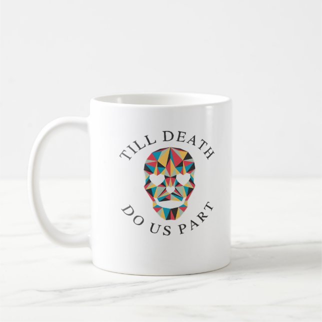 Til Death Do us Funny & Classic Halloween Kaffeetasse (Links)