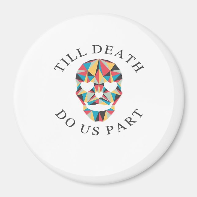 Til Death Do us Funny & Classic Halloween Magnet (Vorne)