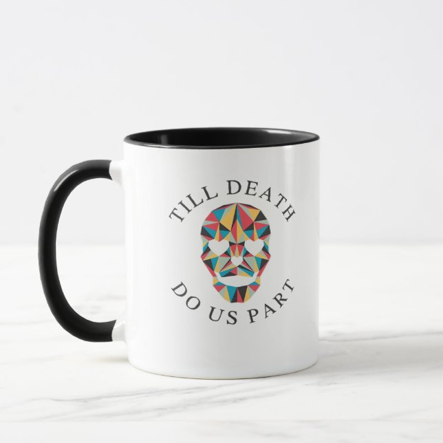 Til Death Do us Funny & Classic Halloween Tasse (Links)