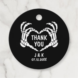 Til Death Do us Part Black Wedding Vielen Dank Geschenkanhänger