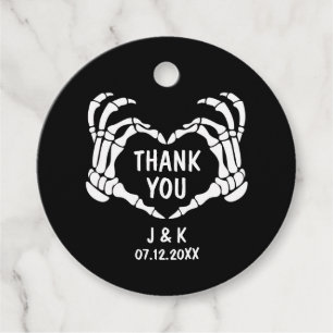 Til Death Do us Part Black Wedding Vielen Dank Geschenkanhänger