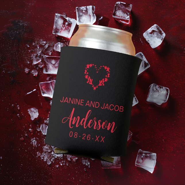 Til Death Do us Part Gothic Moody Black and Red Dosenkühler (Von Creator hochgeladen)