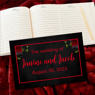 Til Death Do us Part Gothic Wedding Guest Book Gästebuch