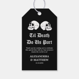 Til Death Do us Part Halloween Hochzeit Geschenkanhänger