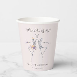 "Til Death Do us Part | Halloween Hochzeit Pappbecher