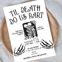 Til Death Do us Part | Paare Dusche Einladung | B+