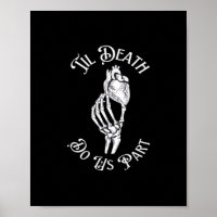 Til Death Do us Part Skeleton Hand hält Anatomie