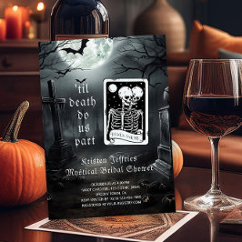 Til Death Do us Part Tarot Card Brautparty Einladung