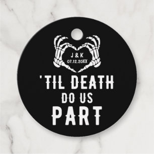 Til Death Do us Part Wedding Custom Vielen Dank Geschenkanhänger