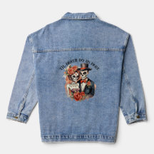 Til Death Do us Part Wedding Denim Jacket