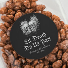 Til Death Do us Part Wedding Runder Aufkleber