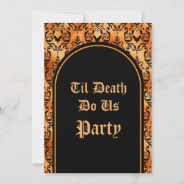 Til Death Do us Party Halloween Einladung