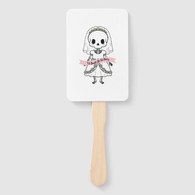 Til Death Do Us Party Halloween Fächer (Vorderseite)