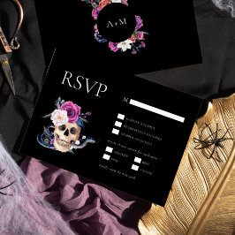 "Til Death Do us us Part Lila & Black UAWG Einladung