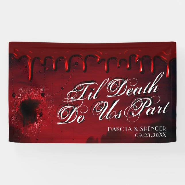 Til Death Parts uns | Mystery Banner (Horizontal)