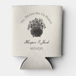 'Til Death Spooky Halloween Wedding Can Cooler Dosenkühler