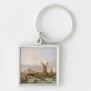 Tilbury-Fort - Wind gegen die Gezeiten, 1853 (Öl Schlüsselanhänger